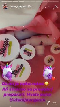 Luna Đogani poklon Stanija Dobrojević