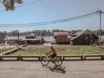 Korona virus leto Beograd Savski kej sunčanje vežbanje FOTOGRAFIJE