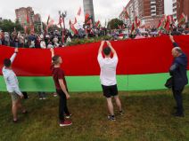 belorusija protesti kontramiting lukašenko foto video