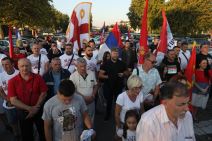 Crna Gora auto-litija Podgorica blokada puteva