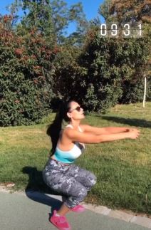 Indira Aradinović Indy Instagram fotografije vežbanje