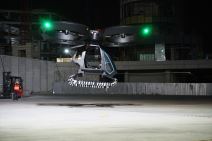 Leteći automobil test autonomno leteće vozilo fotografije