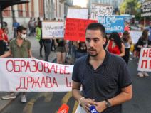 studenti protest zgrada rektorata školarine