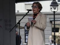 Protest profesora Filološkog fakulteta Beograd fotografije