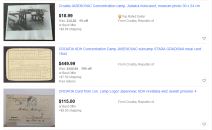 Jasenovac Prodaja E bay I bej Sajt Internet prodaja Kupovina Logor Logoraši Dahau Aušvic