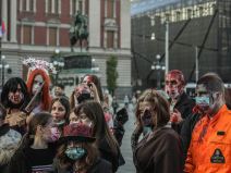 Zombi šetnja 2020 Beograd Festival srpskog filma fantastike fotografije
