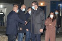 aleksandar vučić kovid bolnica batajnoca obilazak radovi fotografije