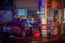 izgoreo automobil na benzinskoj pumpi požar dorćol dunavska ulica