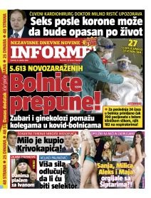 prelistavanje sutrasnje stampe 19 novembar 2020