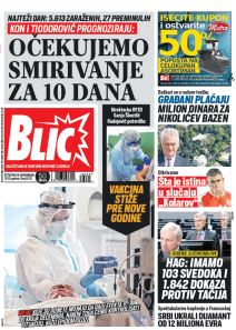 prelistavanje sutrasnje stampe 19 novembar 2020