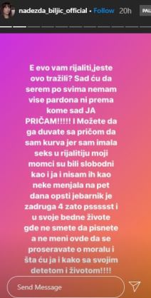 nadezda biljic zavrsila u bolnici toma panic 