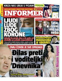 prelistavanje sutrasnje stampe 1 decembar 