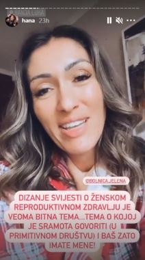 hana hadziavdagic operisana operacija beba trudnoca poruka za zene