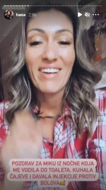 hana hadziavdagic operisana operacija beba trudnoca poruka za zene