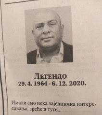 džej ramadanovski preminuo citulje dorcolci