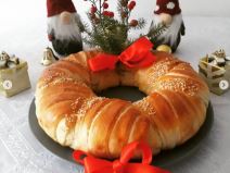 recepti za bozic i novu godinu venac pogaca postupak pripreme foto