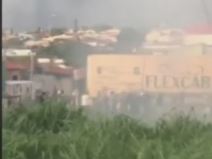 huligani brazil zakazana tuca pistolj baklje sipke santos sao paulo