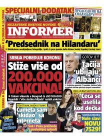 prelistavanje sutrasnje stampe 16 januar