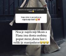 natasa bekvalac sestra kristina deca instagram foto