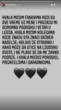 milica pavlovic crna jutra negativni komentari