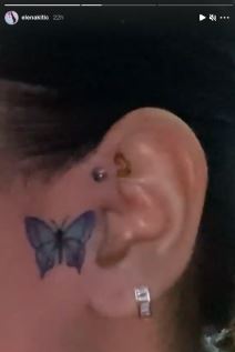 elena kitic tetovaza na licu instagram foto