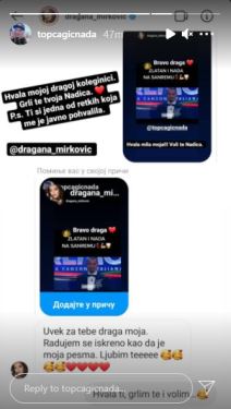 nada topcagic sanremo zlatan ibrahimovic dragana mirkovic