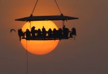 restoran u vazduhu sky restaurant dubai fotografije