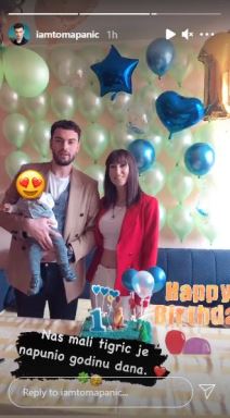 nadezda biljic toma panic sin longo prvi rodjendan