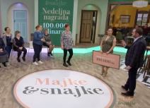 majke i snajke 5. epizoda porodica dzunic nedeljna nagrada 100.000