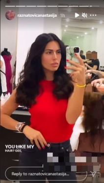 anastasija raznatovic nova frizura ceca raznatovic
