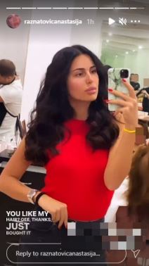 anastasija raznatovic nova frizura ceca raznatovic