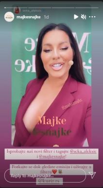 majke i snajke filter instagram seka aleksic 