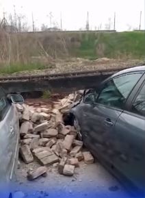 obrusio se zid na stadionu fk zemun