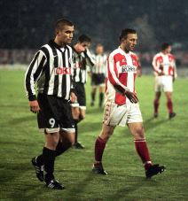 partizan zvezda sneg aprilski derbi 1997 video