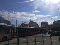 kolaps u beogradu saobracajna guzva na slaviji