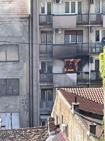 pozar sarajevska covek zaglavljen terasa spasavanje vatrogasci