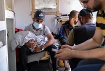 izrael palestina rat najnovije vesti beba mrtva nankon bombardovanja pojas gaze fotografije