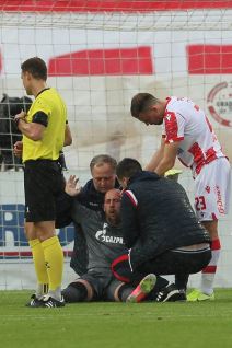milan borjan povreda video finale kupa partizan metalac