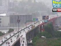 beograd kolaps kisa saobracajne guzve fotografija