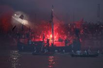 crvena zvezda proslava reka bal na vodi