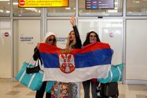 hurricane eurosong stigle u beograd marija serifovic