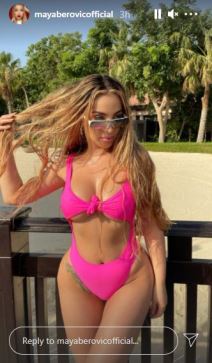 maja berovic grudi u bikiniju