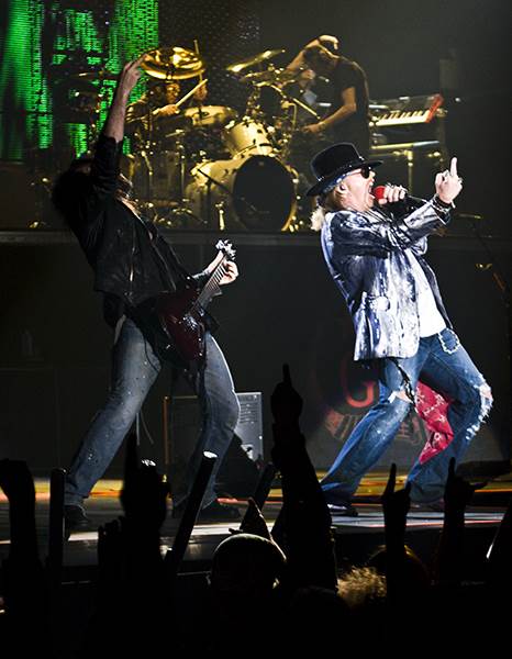 Koncert Guns N Roses na Ušću 