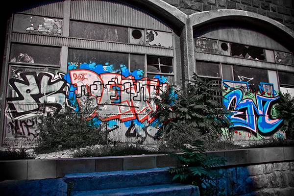 Srpska snajka se šokirala grafitima u Srbiji