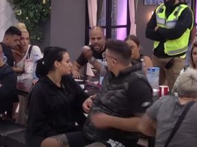 kristijan golubovic pljunuo misela zadruga foto video