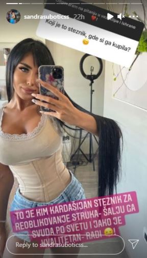 Aleksandra Subotić silikoni i plastične operacije