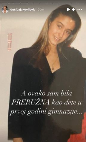 dusica jakovljevic slike iz mladosti foto