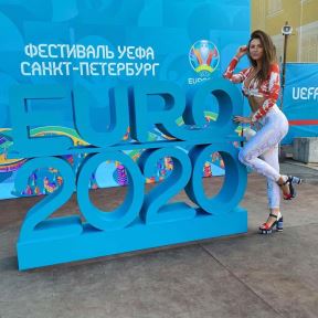 marta barcok mis euro2020 atraktivna navijacica foto