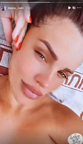 Bojana Rodić trudna slika u kupaćem