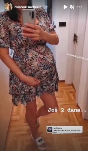 mia borisavljevic linija pred porodjaj